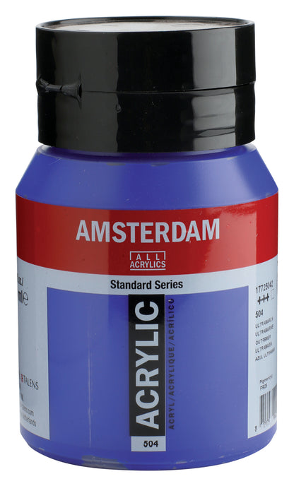 AMSTERDAM Acrylfarbe 500ml 17725042 ultramarine 504