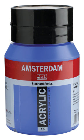 AMSTERDAM Acrylfarbe 500ml 17725122 Kobaltblau Ultramarin 512