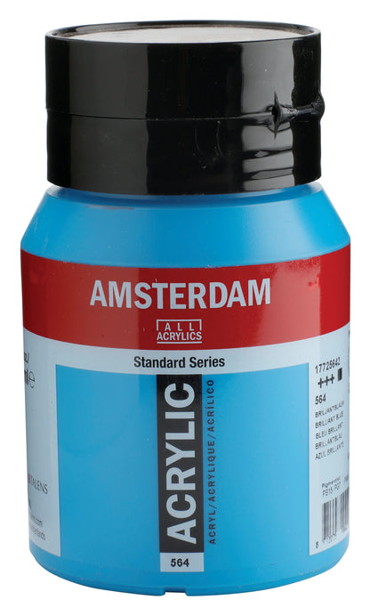 AMSTERDAM Acrylfarbe 500ml 17725642 Brillantblau 564