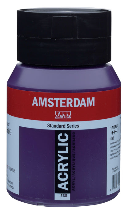 AMSTERDAM Acrylfarbe 500ml 17725682 permanent blau/violett 568