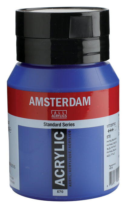 AMSTERDAM Acrylfarbe 500ml 17725702 Phthaloblau 570