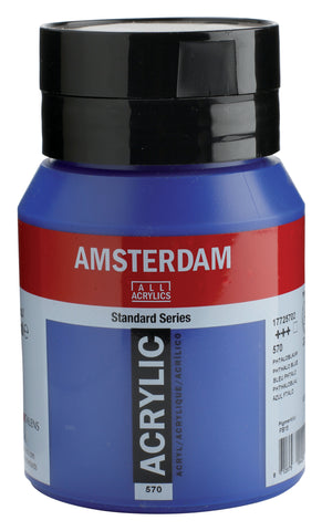 AMSTERDAM Acrylfarbe 500ml 17725702 Phthaloblau 570