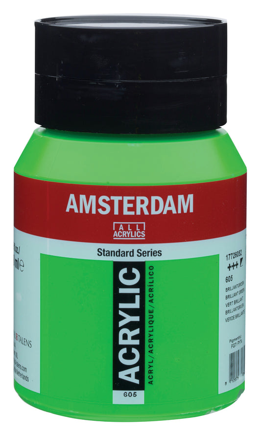 AMSTERDAM Acrylfarbe 500ml 17726052 brillant grün 605
