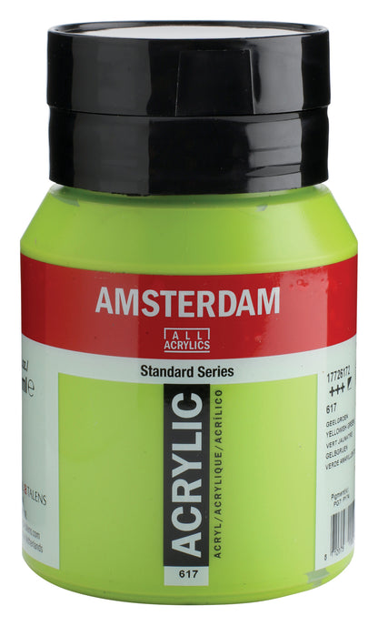AMSTERDAM Acrylfarbe 500ml 17726172 gelbgrün 617