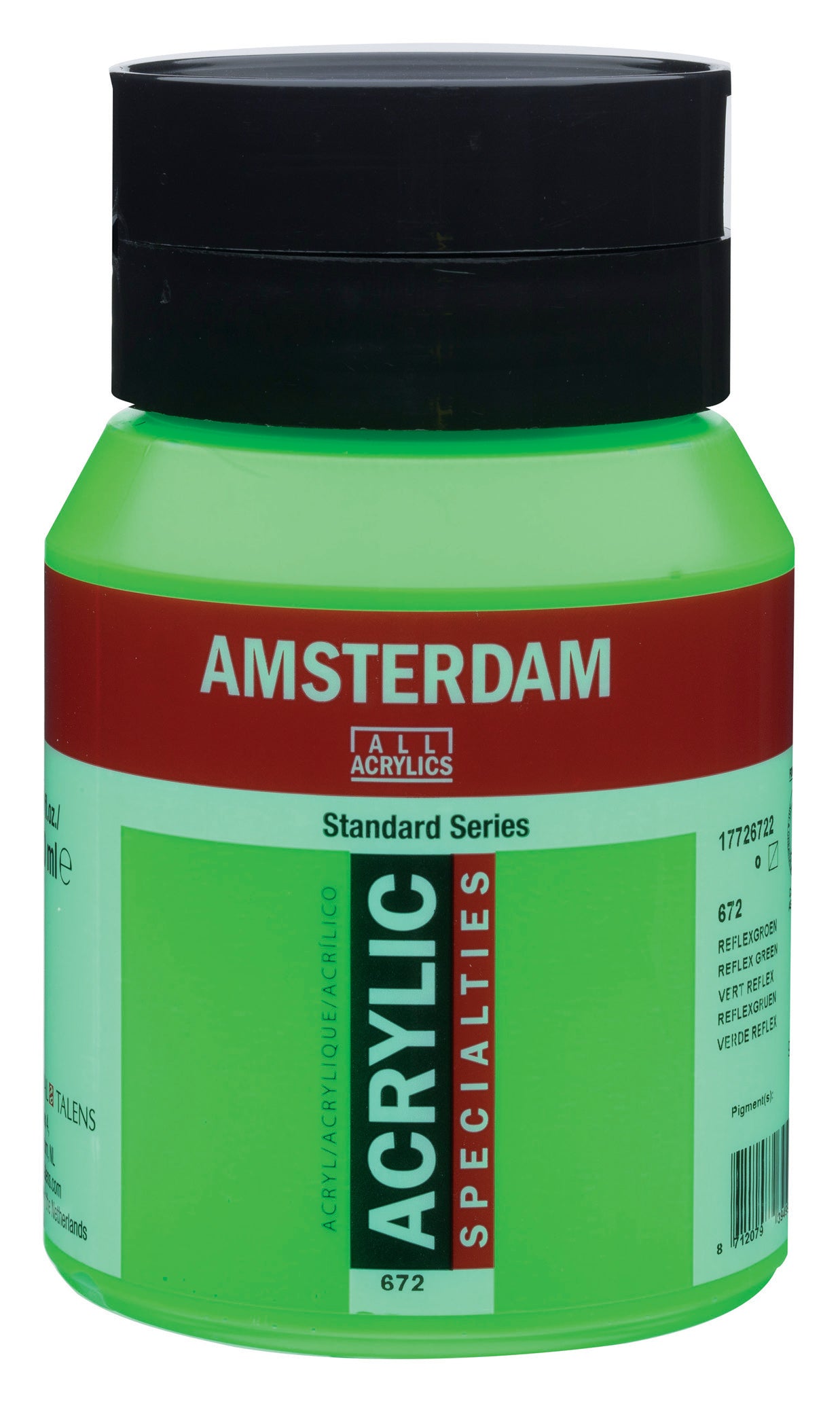 AMSTERDAM Acrylfarbe 500ml 17726722 reflexgrün 672