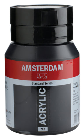 AMSTERDAM Acrylfarbe 500ml 17727022 lampenschwarz 702