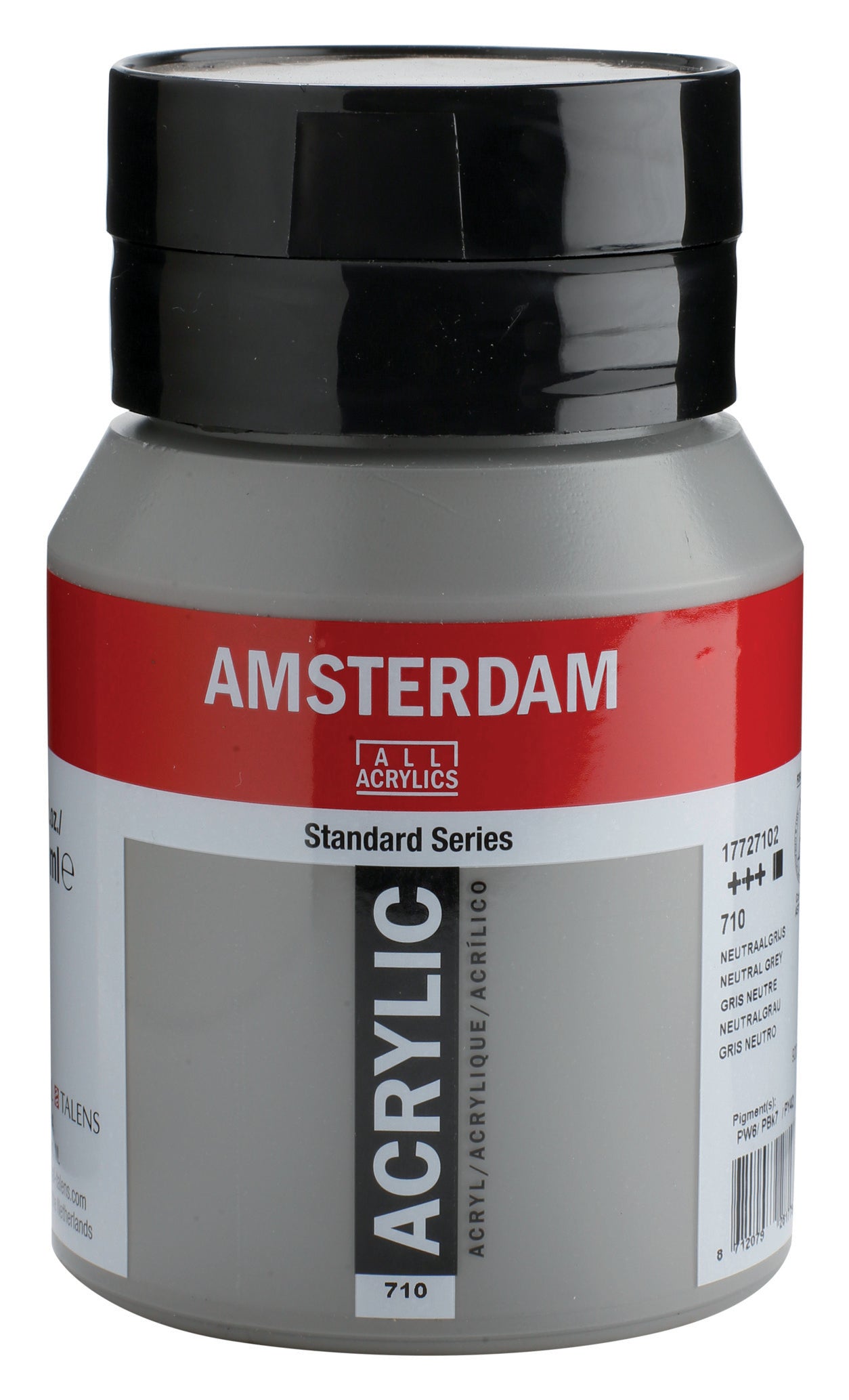 AMSTERDAM Acrylfarbe 500ml 17727102 neutralgrau 710