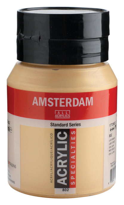 AMSTERDAM Acrylfarbe 500ml 17728022 reichgold 802