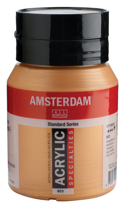AMSTERDAM Acrylfarbe 500ml 17728032 goldfarbe 803