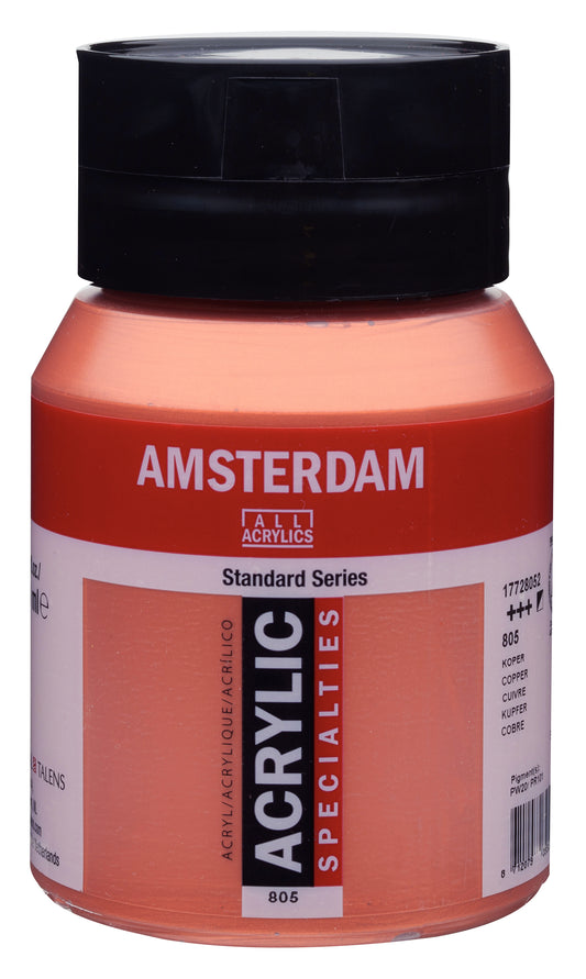 AMSTERDAM Acrylfarbe 500ml 17728052 or fonce 805