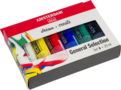 AMSTERDAM Standard Series Acryl Set 17820406 6x20ml