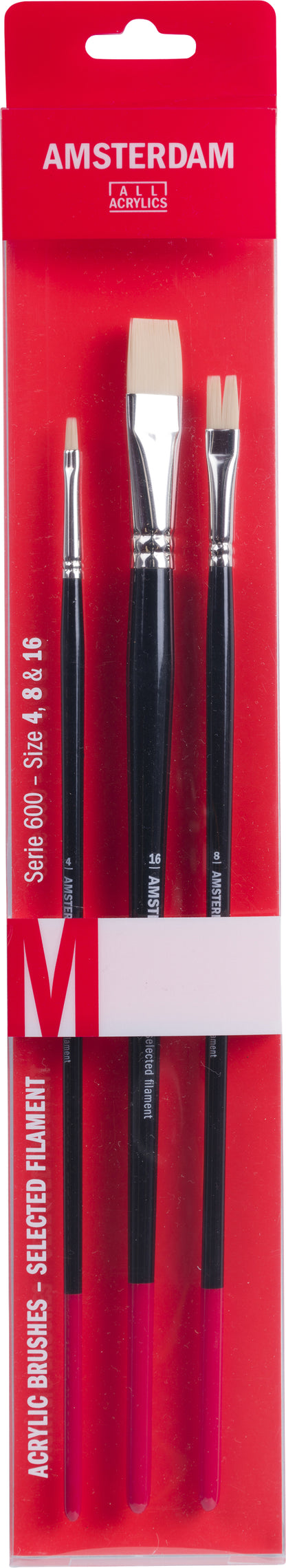 AMSTERDAM Acrylpinselset Gr.4/8/16 90960092 3-teilig