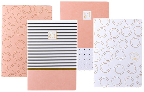 ANCOR Notizheft A5 UNIQUE 094978 assort., lines, 90g 48 Bl.