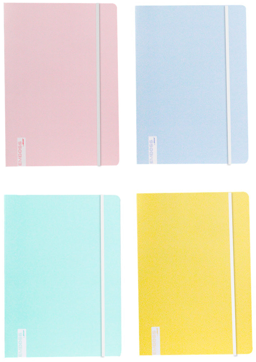 ANCOR Notizheft Emboss 110005 13x21, 80g, leer 96 Bl.