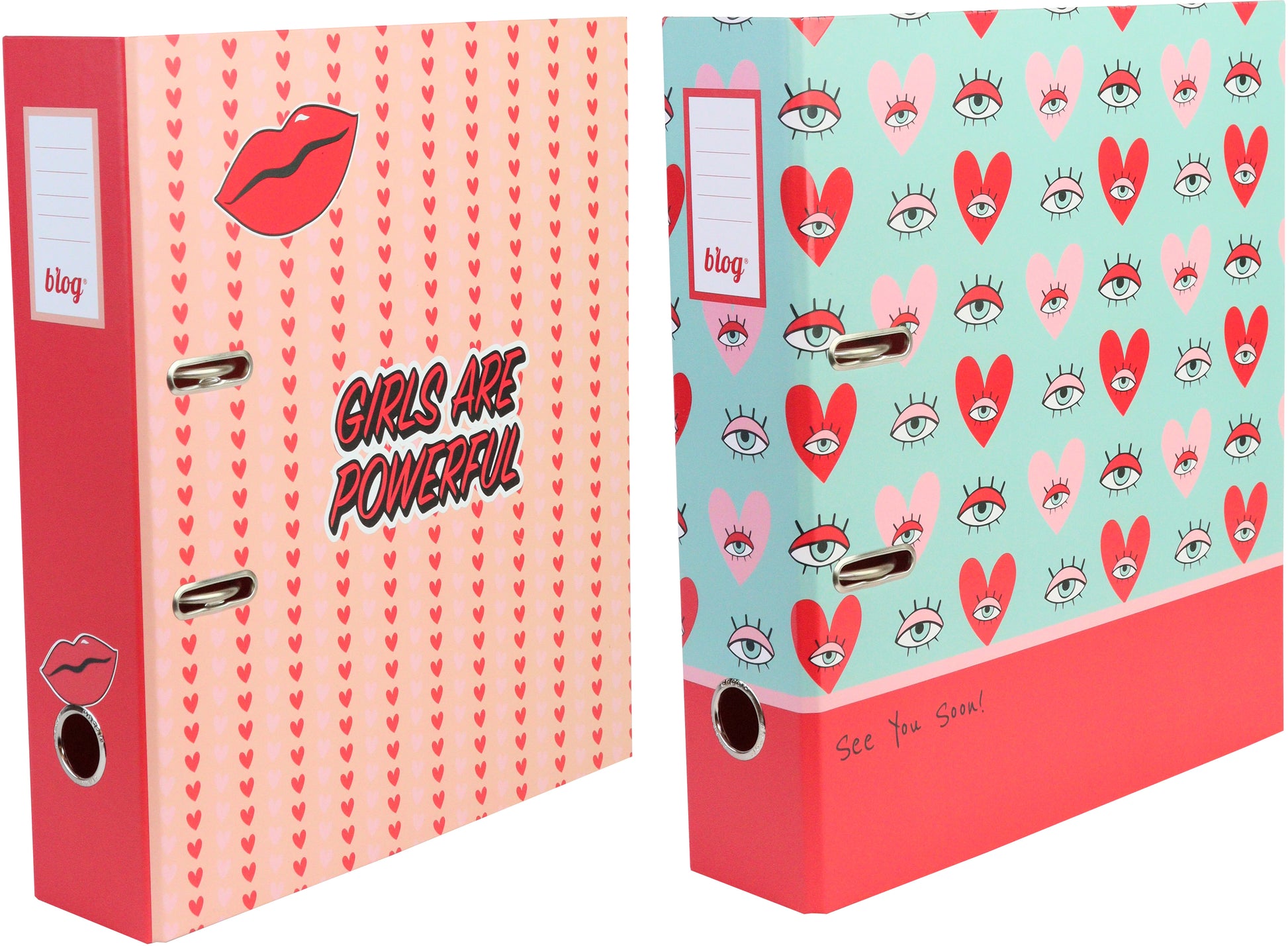 ANCOR Ordner 8cm Girl Power 112870 mehrfarbig A4