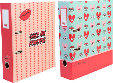ANCOR Ordner 8cm Girl Power 112870 mehrfarbig A4