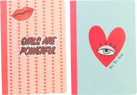 ANCOR Notizheft A5 Girl Power 112962 lines 90g 48 Bl.
