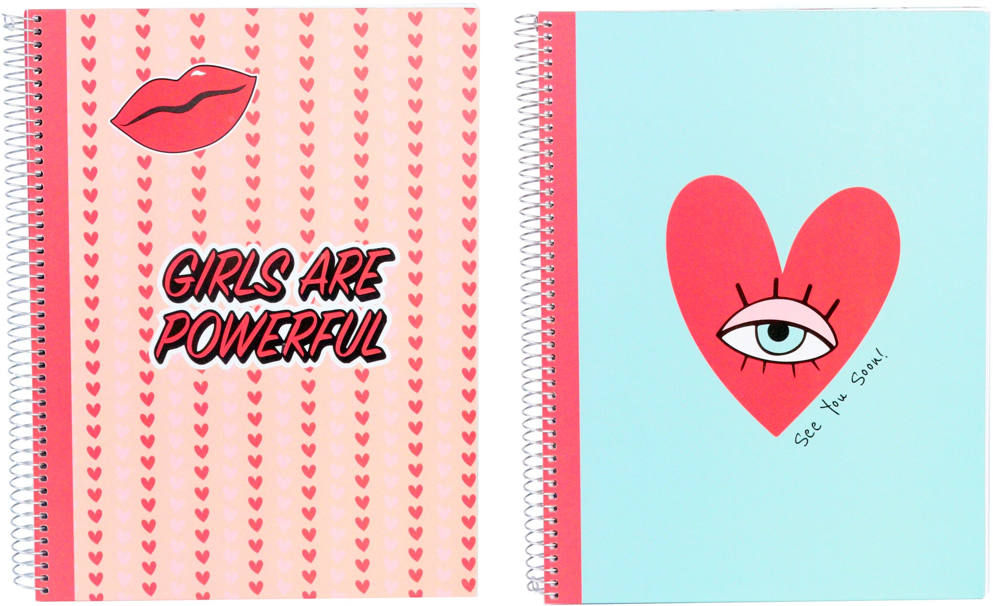 ANCOR Spiralbuch A4 Girl Power 112986 lines 90g 80 Bl.