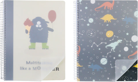 ANCOR Spiralbuch PP Cover A4 116472 B'LOG PLAY ME,90g,liniert 80B.