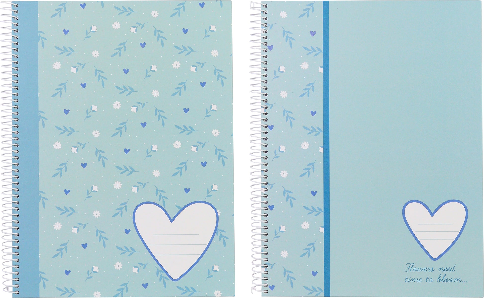 ANCOR Spiralbuch Hardcover A4 117820 B'LOG SWEET BLUE,kariert 80B.