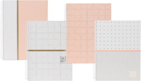 ANCOR Spiralbuch Hardcover A4 121940 Unique, kariert 80BL