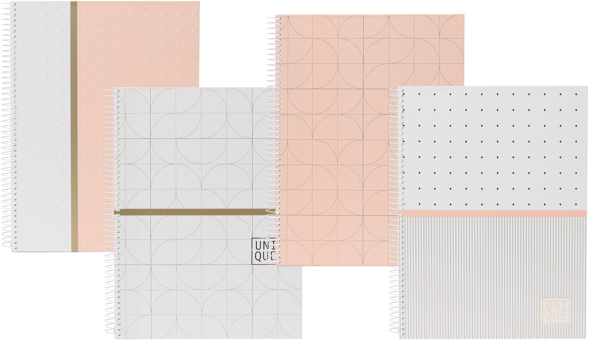 ANCOR Spiralbuch Hardcover A5 121964 Unique, kariert 80BL