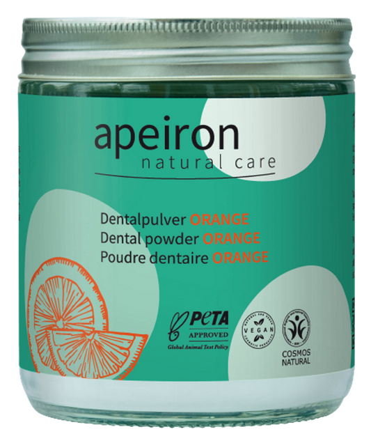 APEIRON Dentalpulver Orange Nachfüllglas