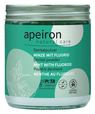 APEIRON Dentalpulver Minze+Fluorid Nachf