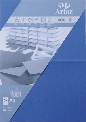 ARTOZ Karten 1001 A5 107392264 220g, royal 5 Blatt