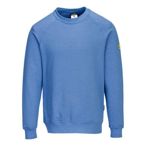 Portwest AS24 Sweatshirt – Hellblau – bequem & sichtbar