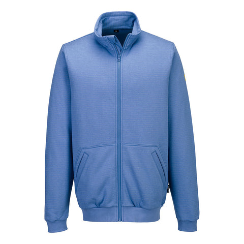 Portwest AS25 Sweatshirt – Hellblau – bequem & sichtbar