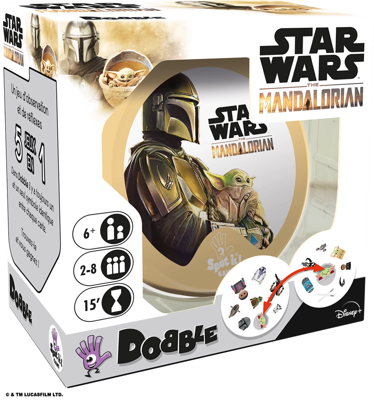 DOBBLE STAR WARS MANDALORIAN (FR)