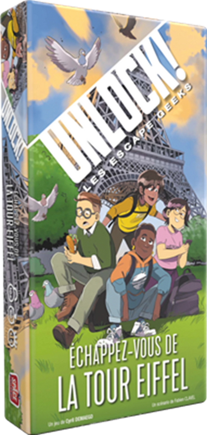 UNLOCK ESCAPE GEEKS LE JEU N°1 ECHAPPEZ-VOUS DE LA TOUR EIFF