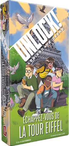 UNLOCK ESCAPE GEEKS LE JEU N°1 ECHAPPEZ-VOUS DE LA TOUR EIFF