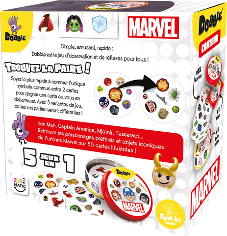 DOBBLE MARVEL EMOJI (ECO SLEEVE) (FR)