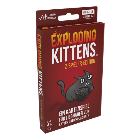 EXPLODING KITTENS 2 SPIELER EDITION (DE)