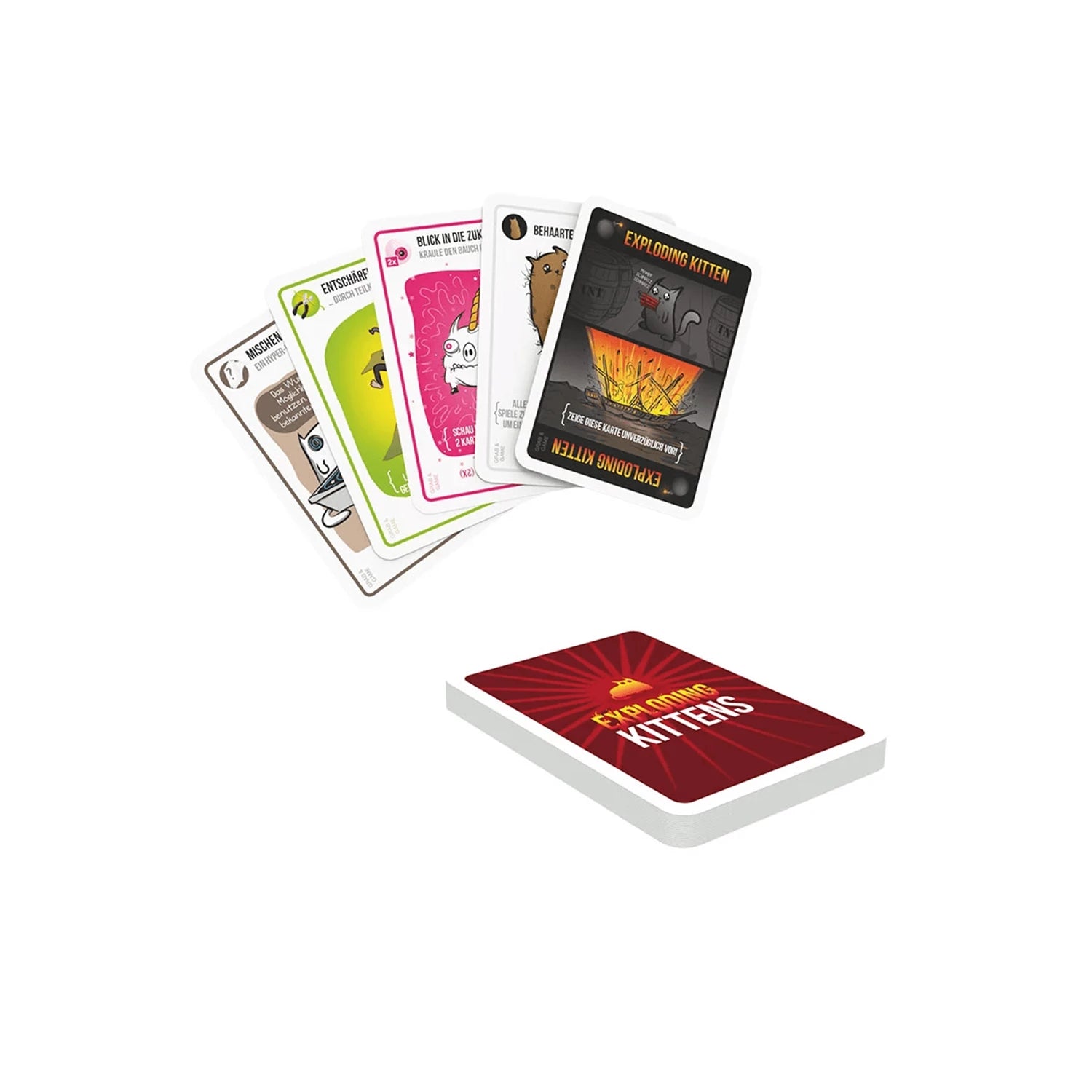 EXPLODING KITTENS GRAB&GAME (DE)