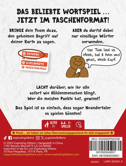 POESIE FUR NEANDERTALER GRAB&GAME (DE)