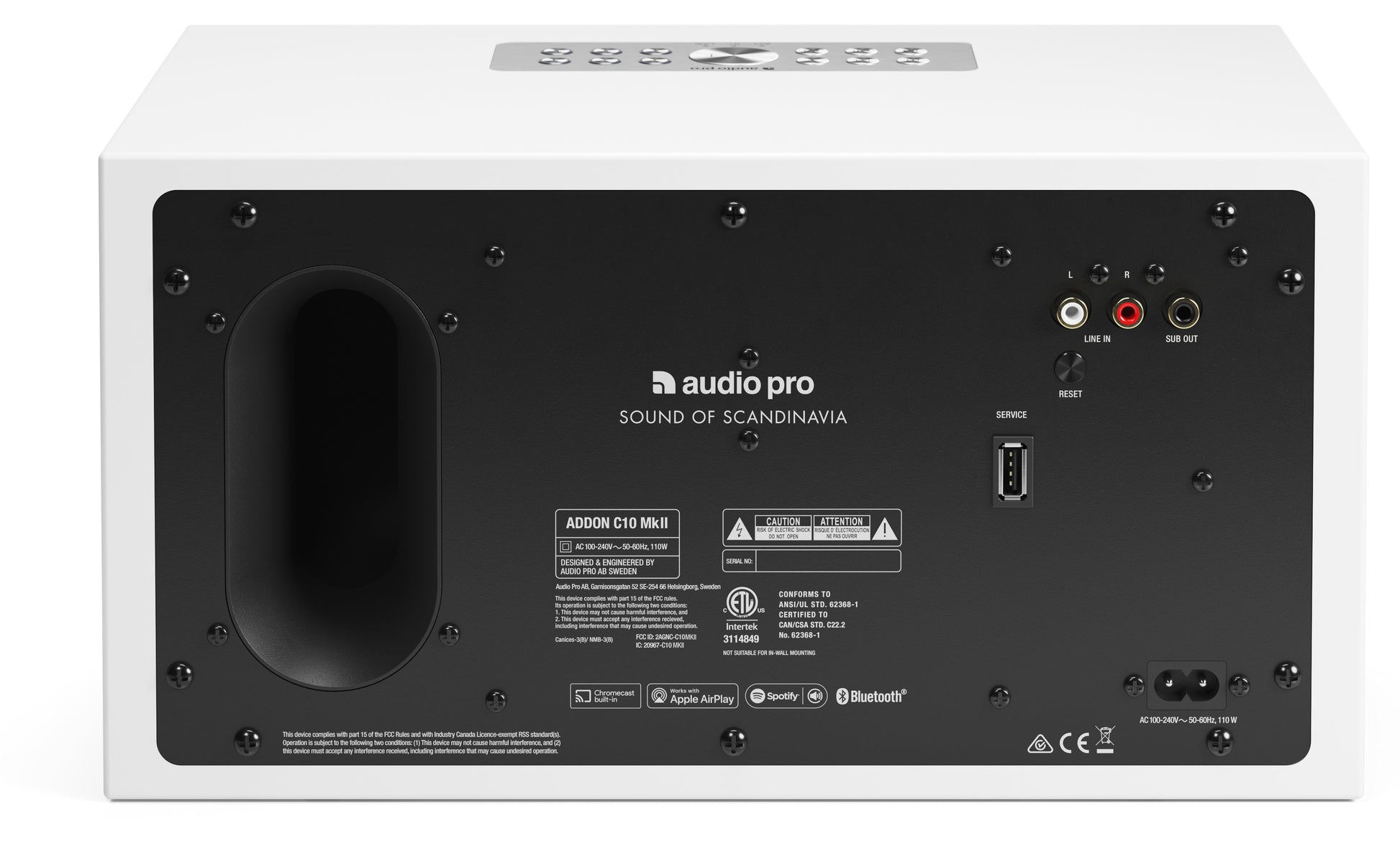 AUDIO PRO C10 MkII 15201 Multi-Room Speaker White