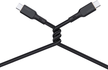 AUKEY Cable USB-C-to-C Kevlar Core CB-KCC101 Nylon Braided,1.0m,100W,Bl.