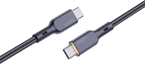 AUKEY Cable USB-C-to-C Kevlar Core CB-KCC101 Nylon Braided,1.0m,100W,Bl.