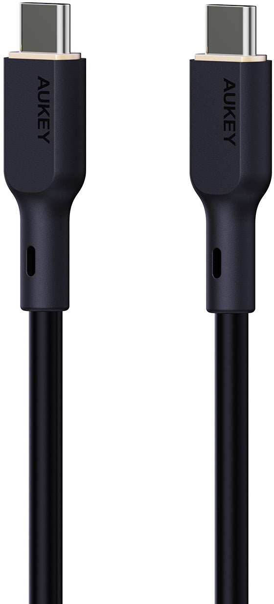 AUKEY Cable USB-C-to-C CB-SCC101 Silicone,1.0m,100W,Black