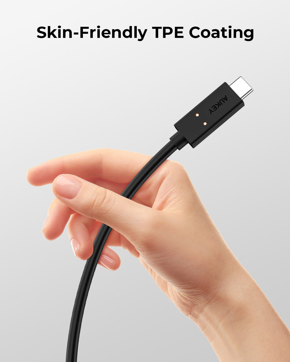 AUKEY Hyper Link Cable C to C USB4 CB-TCC241 Gen2, 0.8m, 240W