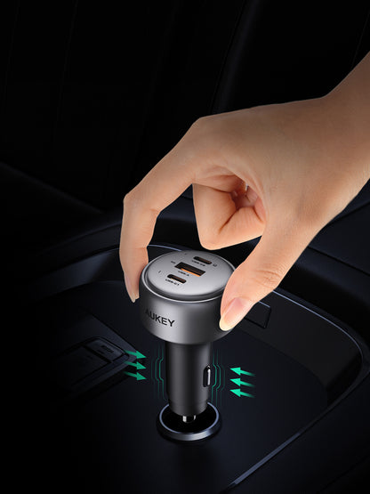 AUKEY Pathfinder PD Car Charger CC-P4 165W 3-Port