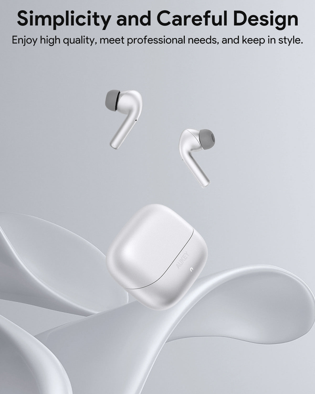 AUKEY Beyond ANC Pro EP-B1 SL Compact TWS, Silver