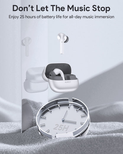 AUKEY Beyond ANC Pro EP-B1 SL Compact TWS, Silver