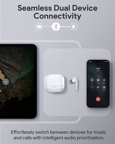 AUKEY Beyond ANC Pro EP-B1 SL Compact TWS, Silver
