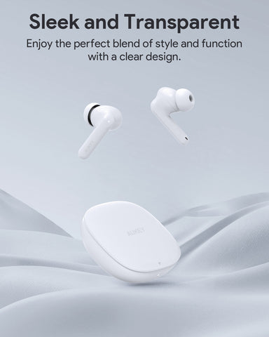 AUKEY Move Portable Earbuds EP-B2 WH TWS, Hybrid ANC White