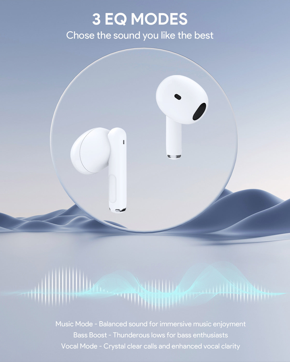 AUKEY Portable True Wirel. Earbuds EP-M2-WH White