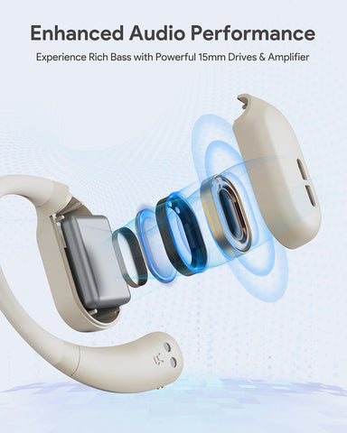 AUKEY Sports Fit Open-Ear TWS EP-S1 WH White